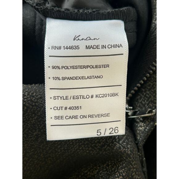 Kancan Carly Ultra High Rise Faux Leather Super Skinny Black Pants Size 5/26 - Picture 9 of 9